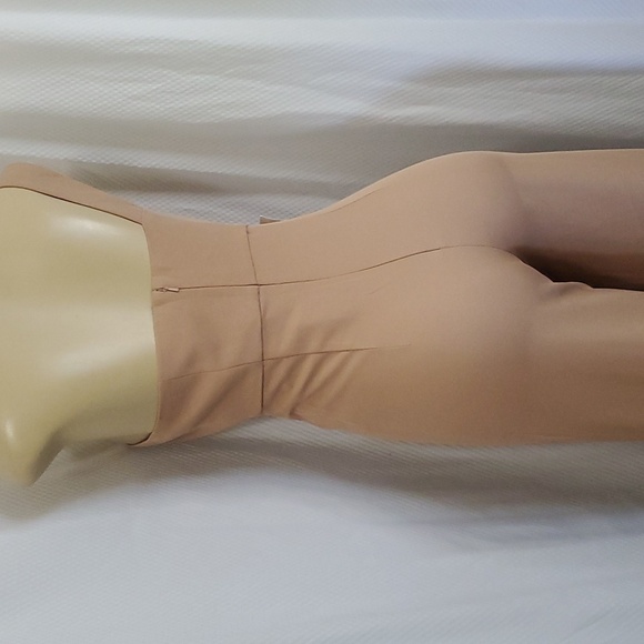 NWT Bardot one shoulder pantsuit tan jumpsuit size 4 - Picture 6 of 13